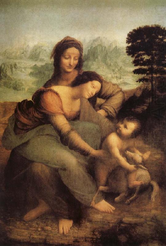 LEONARDO da Vinci The Virgin and St Anne china oil painting image